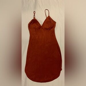 JANUARY.Elegant Brown Slip Dress. Size 7